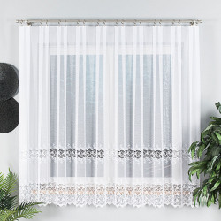 Firanka z aplikacją gipiurową 008210