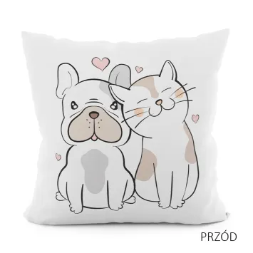 Poszewka dekoracyjna PRZYJACIELE VELVET