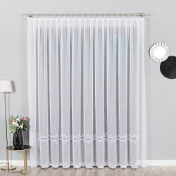 Firanka z aplikacją gipiurową 040613