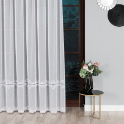 Firanka z aplikacją gipiurową 040613