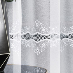 Firanka z aplikacją gipiurową 040613