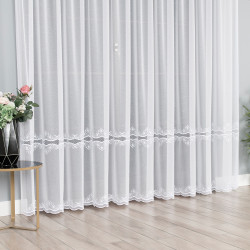 Firanka z aplikacją gipiurową 040613