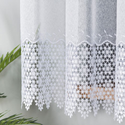 Firanka z aplikacją gipiurową 089060