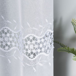 Firanka z aplikacją gipiurową 089060