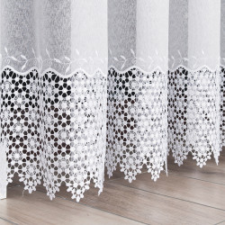 Firanka z aplikacją gipiurową 089060 Firanka z aplikacją gipiurową 089060