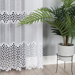 Firanka z aplikacją gipiurową 008897