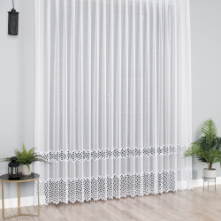 Firanka z aplikacją gipiurową 008897