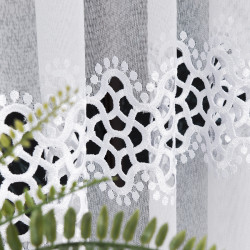 Firanka z aplikacją gipiurową 008897