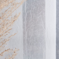 Firanka z lamówką szyta z kreszu GABRIELA