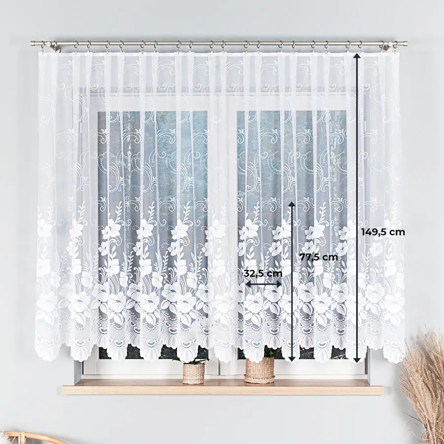 Firanka żakardowa 018041