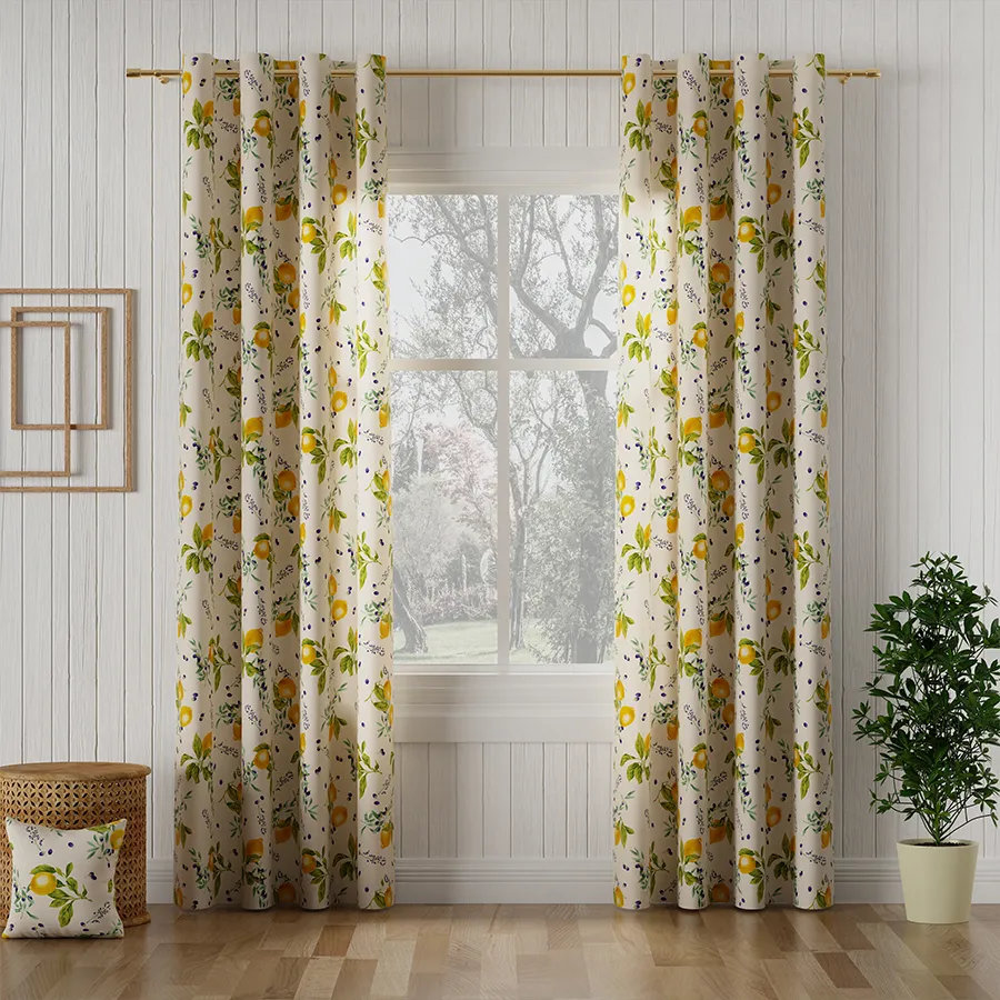 Tkanina dekoracyjna CYTRYNY