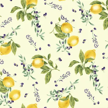 Tkanina dekoracyjna CYTRYNY