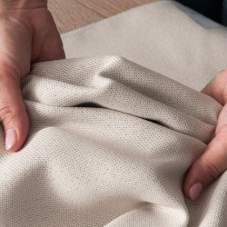 Tkanina dekoracyjna zaciemniająca trudnopalna DANTE