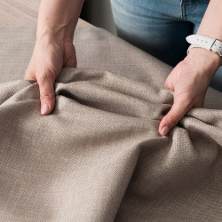 Tkanina dekoracyjna zaciemniająca trudnopalna DANTE