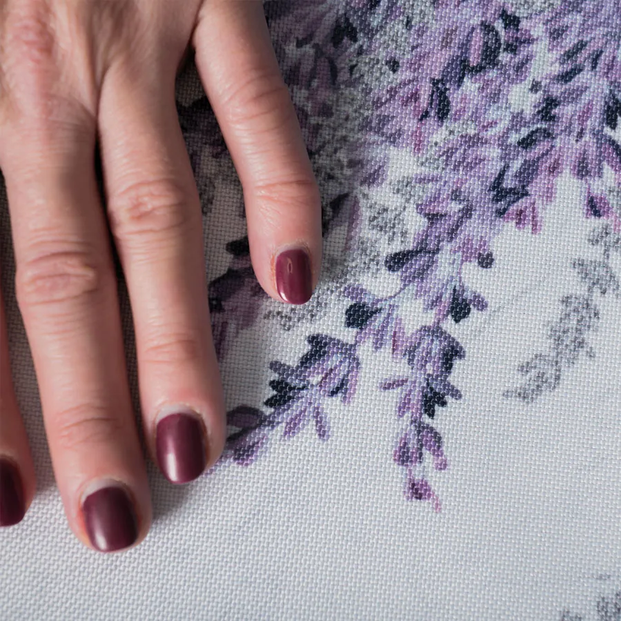 Tkanina dekoracyjna wodoodporna LAWANDULA