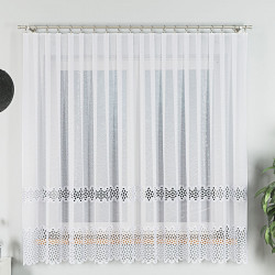 Firanka z aplikacją gipiurową 008897