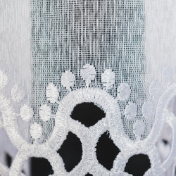 Firanka z aplikacją gipiurową 008897