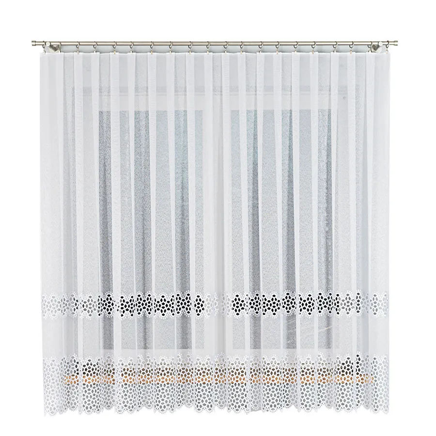 Firanka z aplikacją gipiurową 008897