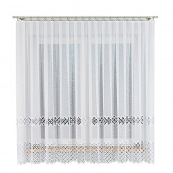 Firanka z aplikacją gipiurową 008897