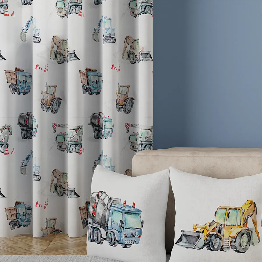 Tkanina dekoracyjna POJAZDY OXFORD