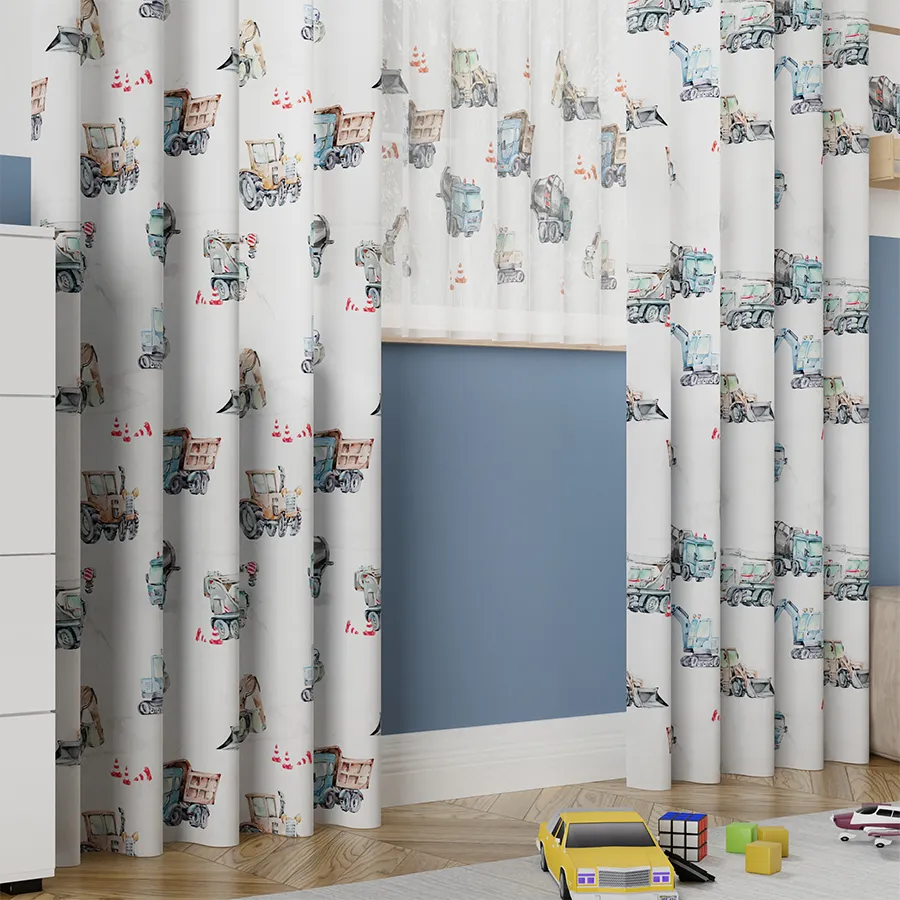 Tkanina dekoracyjna POJAZDY OXFORD