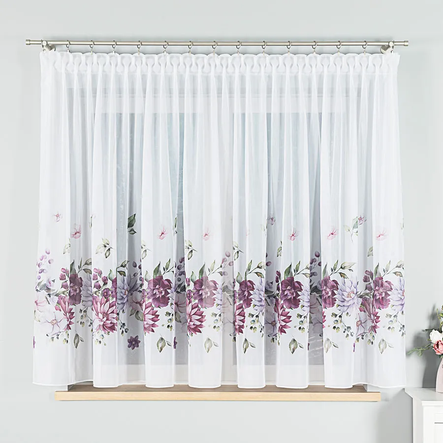 Firanka z woalu premium DALIA