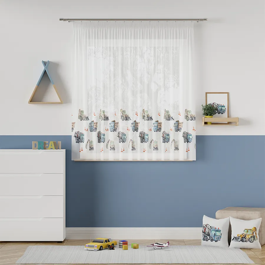 Firanka z ołowianką POJAZDY