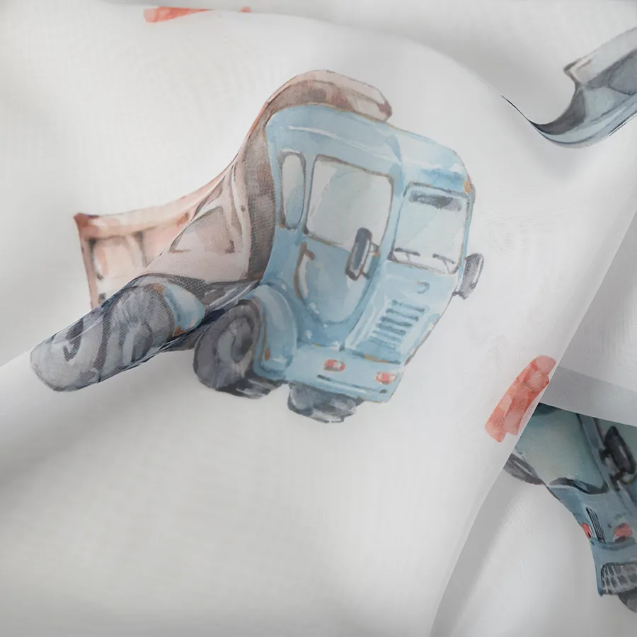 Firanka z ołowianką POJAZDY