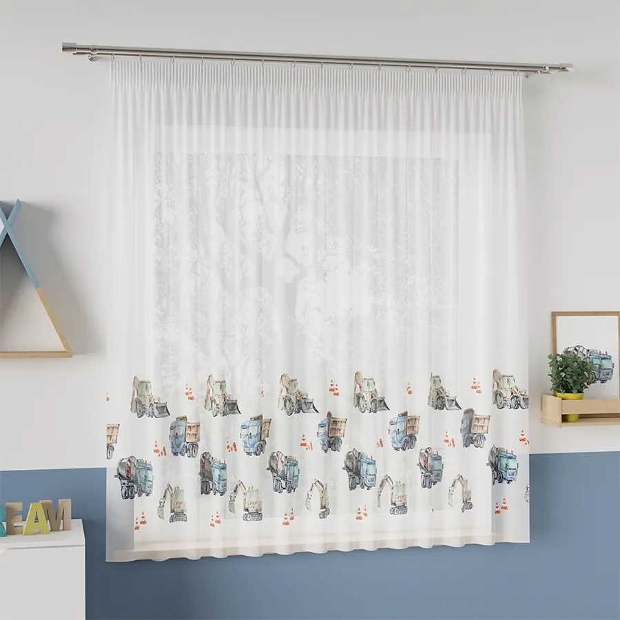 Firanka z ołowianką POJAZDY
