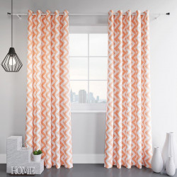 Zasłona gotowa na przelotkach ZIGZAG Zasłona gotowa na przelotkach ZIGZAG