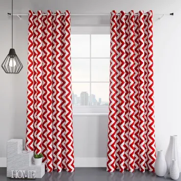 Zasłony czerwone