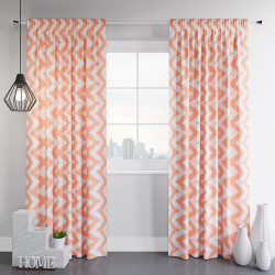 Zasłona gotowa na taśmie ZIGZAG