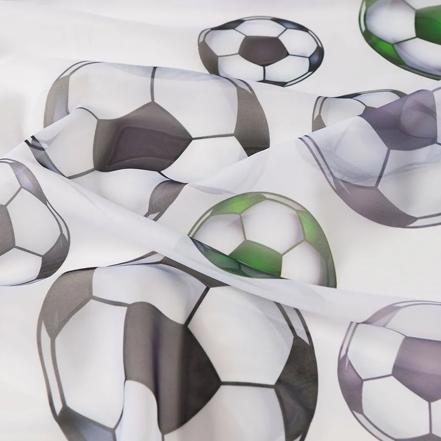 Firanka woalowa drukowana FUTBOL