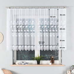 Firanka żakardowa 004164 Firanka żakardowa 004164