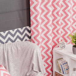 Zasłona gotowa na taśmie ZIGZAG