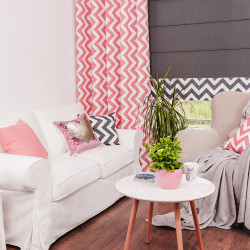 Zasłona gotowa na taśmie ZIGZAG