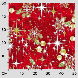 Tkanina dekoracyjna ŚWIĘTA GWIAZDKI
