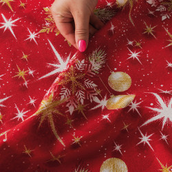 Tkanina dekoracyjna ŚWIĘTA GWIAZDKI