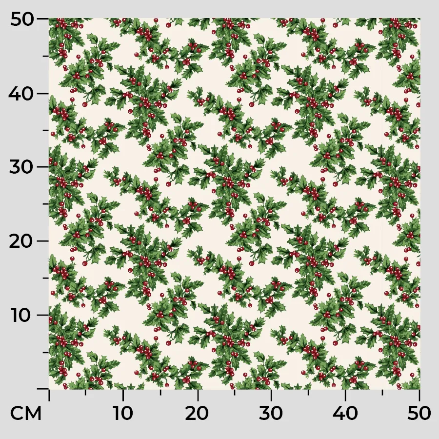 Tkanina dekoracyjna ŚWIĘTA GAŁĄZKA