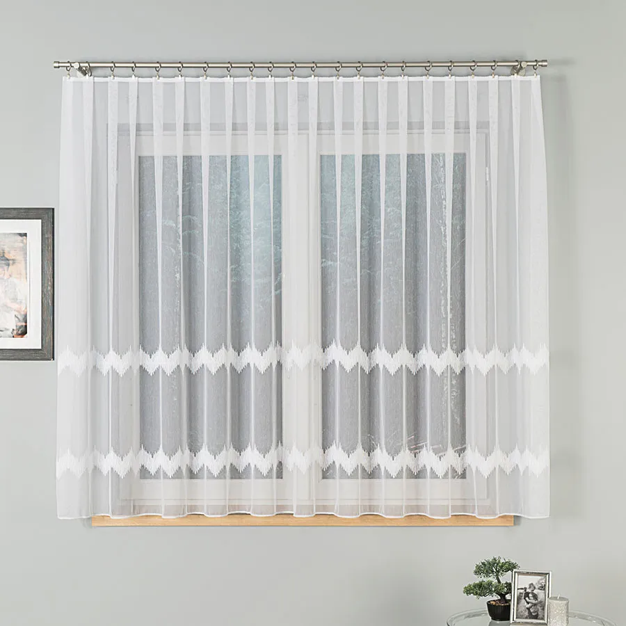 Firanka haftowana z ołowianką 112750