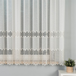 Firanka z aplikacją gipiurową 008897