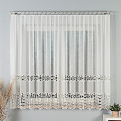 Firanka z aplikacją gipiurową 008897