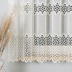 Firanka z aplikacją gipiurową 008897