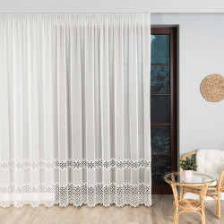 Firanka z aplikacją gipiurową 008897