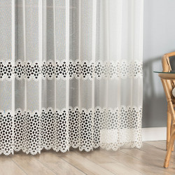 Firanka z aplikacją gipiurową 008897