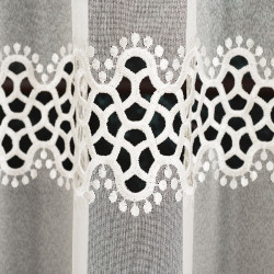 Firanka z aplikacją gipiurową 008897