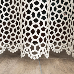 Firanka z aplikacją gipiurową 008897