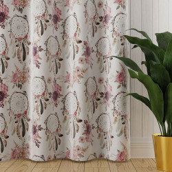 Tkanina dekoracyjna KWIATOWY ŁAPACZ SNÓW VELVET