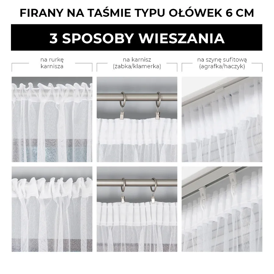 Firanka gotowa na taśmie CORREA