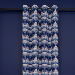 Zasłona gotowa na przelotkach AZUL Zasłona gotowa na przelotkach AZUL